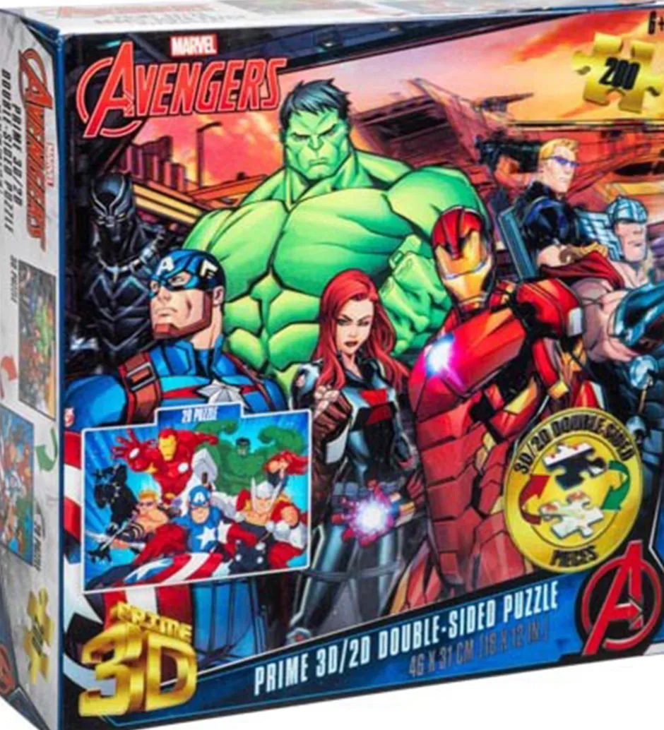 Puslespil - 3D/3D - 200 Brikker - Avengers>Prime 3D Puzzle