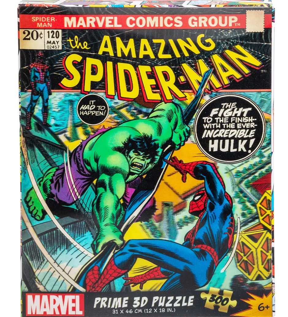 Puslespil - 3D - 300 Brikker - Spiderman Comic>Prime 3D Puzzle New