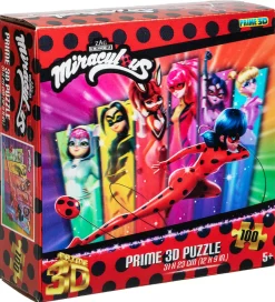 Puslespil - 3D - 100 Brikker - Miraculous>Prime 3D Puzzle Clearance