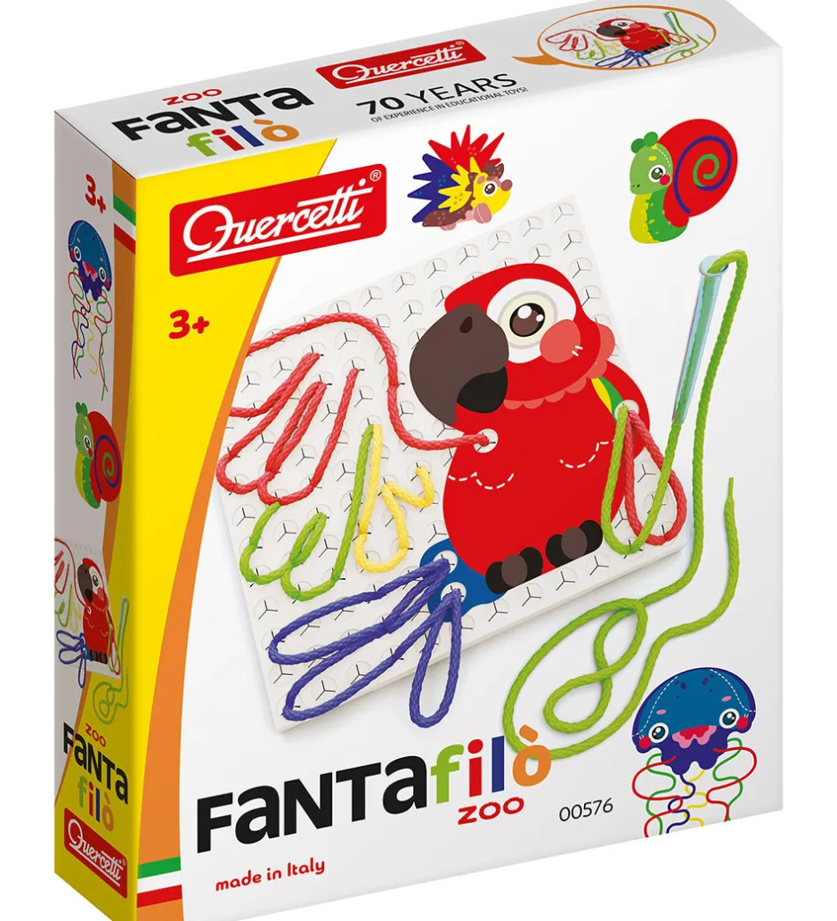 Kreasæt - Fanta Filo Zoo - Kreativ Leg med Tråd>Quercetti Discount