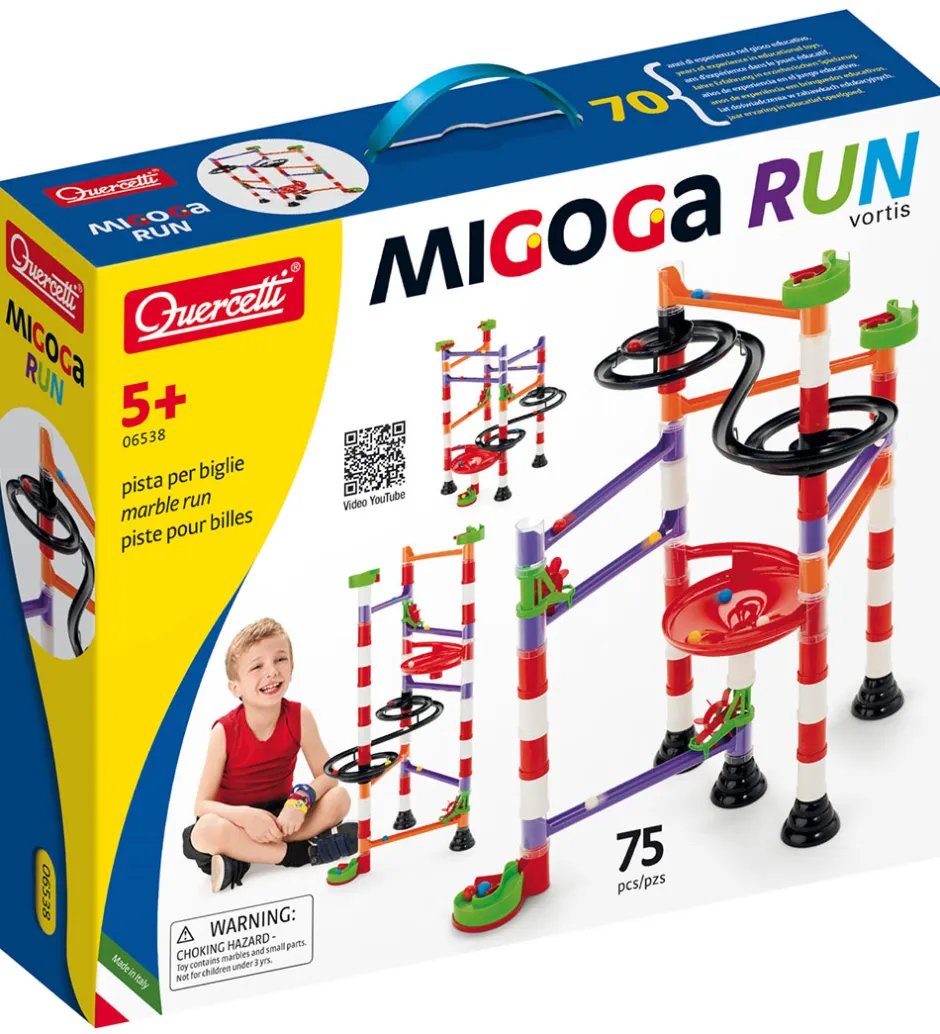 Kuglebane - Migoga Run Vortis - 75 Dele - 6538>Quercetti Sale