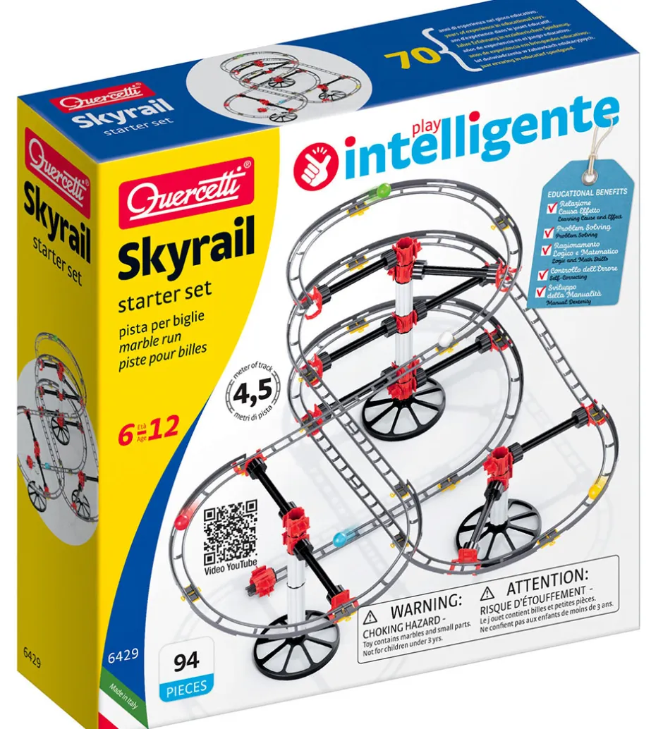 Kuglebane - Skyrail Starter Set Rollercoster - 94 Dele>Quercetti New