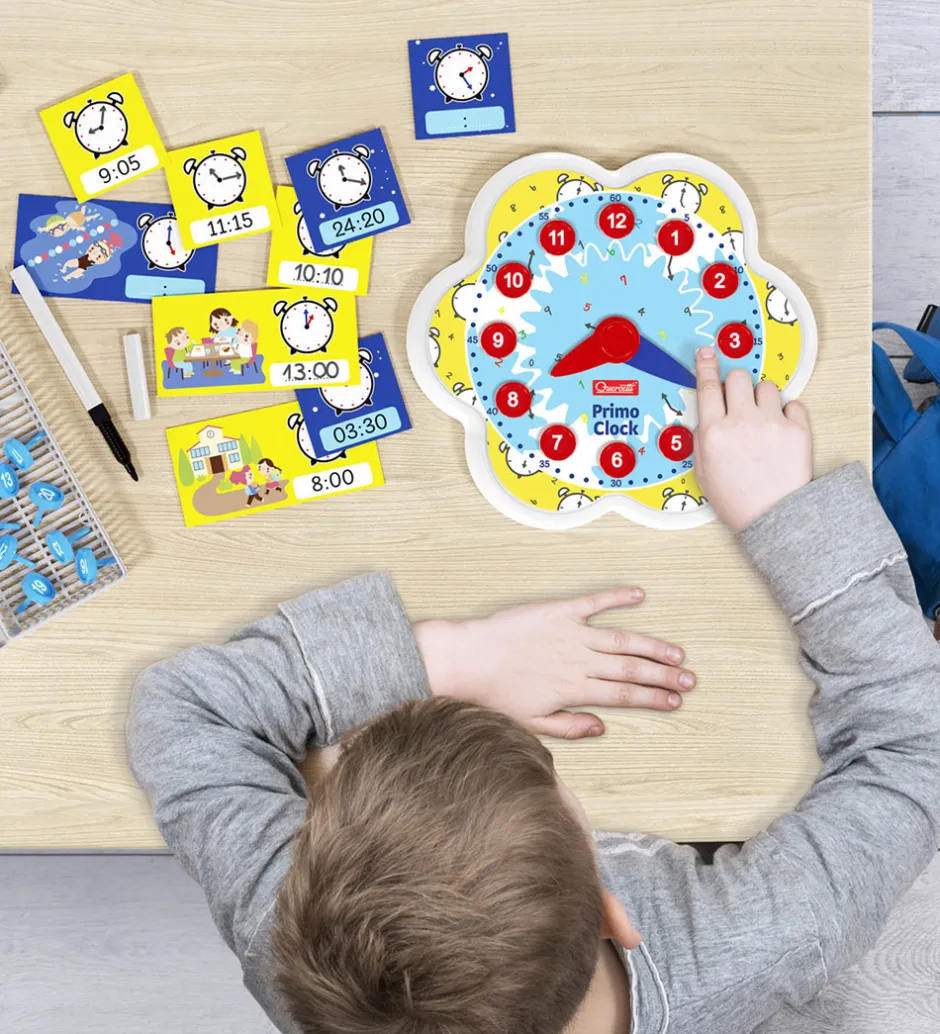 Legetøjsur - Lær Klokken - Play Montessori - 0624>Quercetti Sale