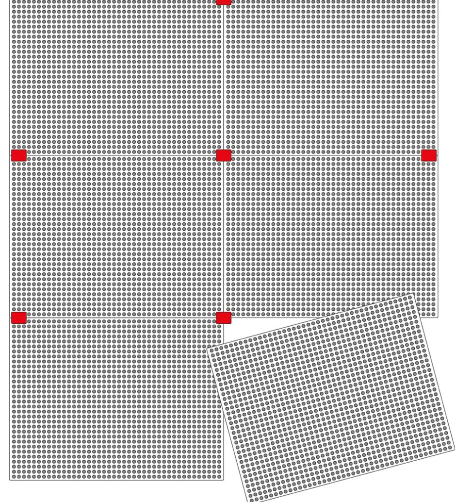 Plader Til Stiftmosaik - 10 stk m. Forbindelsesstykker>Quercetti