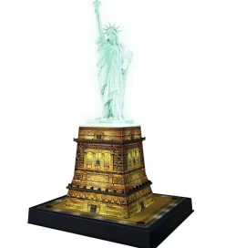 3D Puslespil - 120 Brikker - Statue of Liberty Nigh><noscript><img width=