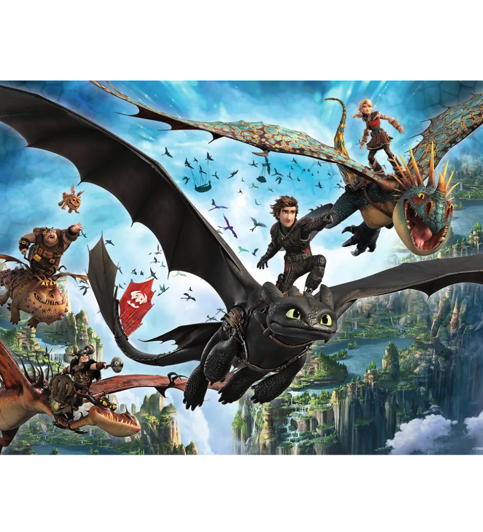 Puslespil - 150 Brikker - Dragons>Ravensburger Outlet