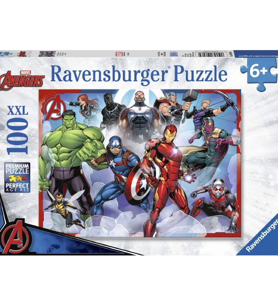 Puslespil - 100 Brikker - Marvel Avengers>Ravensburger