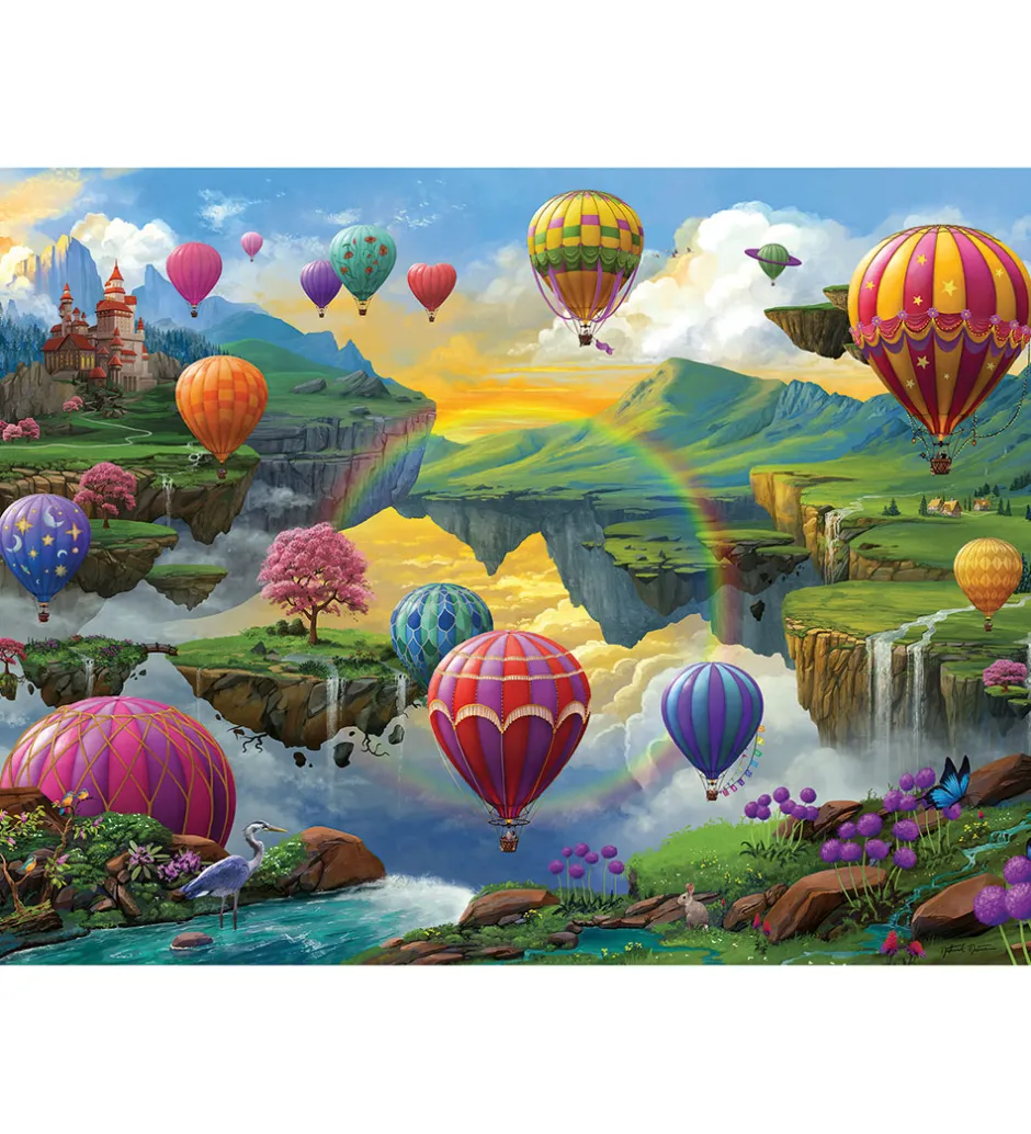 Puslespil - 500 Brikker - Air Balloon Valley>Ravensburger Discount