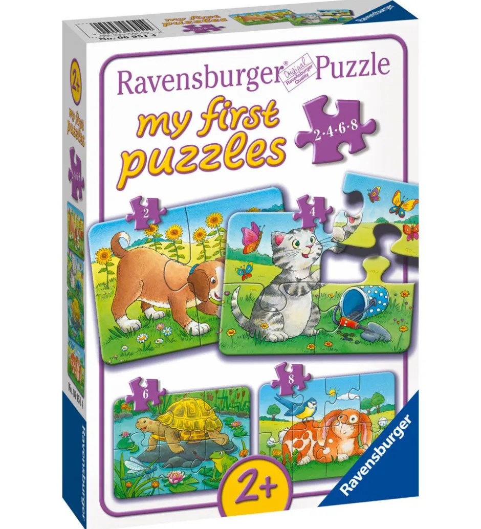 Puslespil - My First - 4 Forskellige - Cute Pets>Ravensburger Clearance