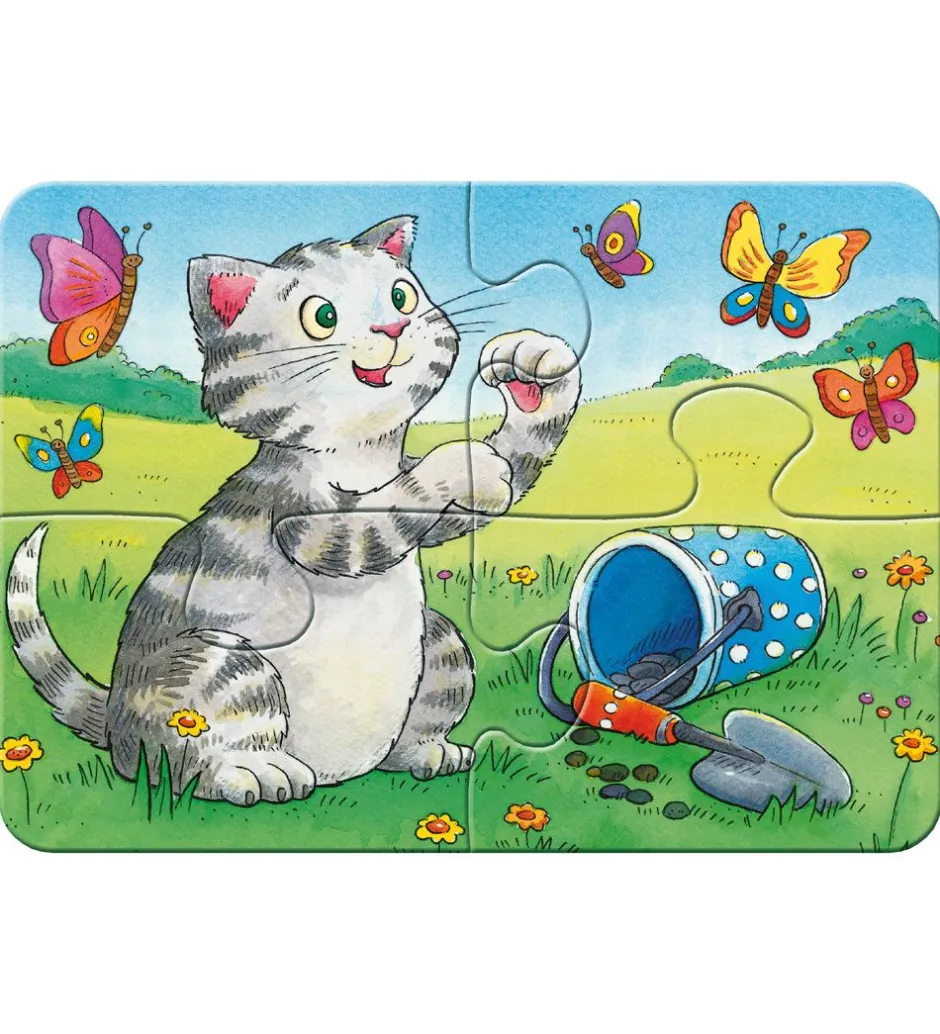 Puslespil - My First - 4 Forskellige - Cute Pets>Ravensburger Clearance