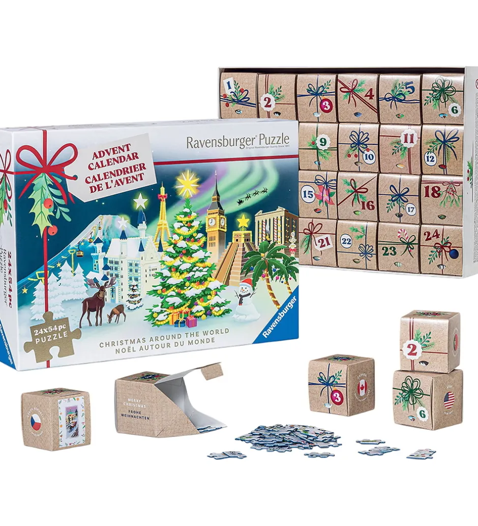 Puslespil - 24x54 Brikker - Julekalender - Christma>Ravensburger Outlet
