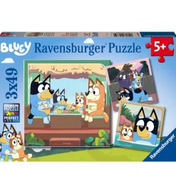 Puslespil - 3x49 Brikker - Bluey>Ravensburger Discount