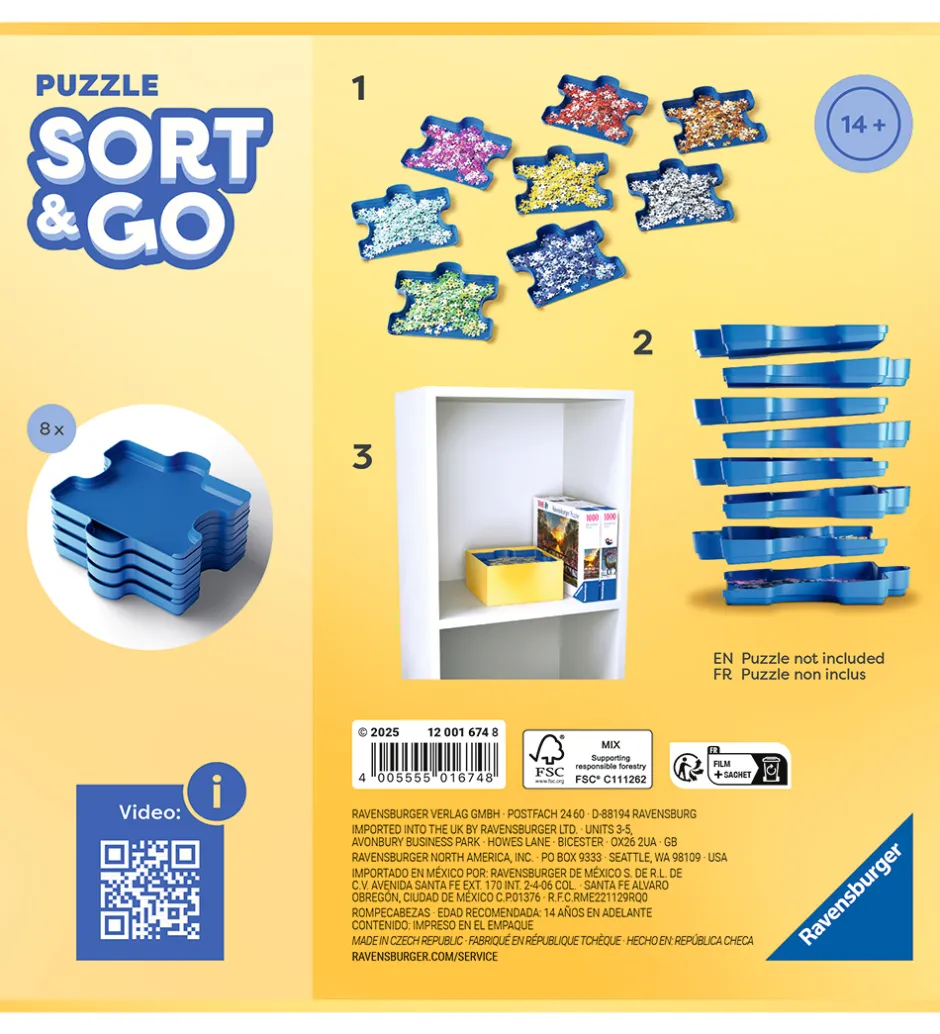 Sorteringsbakker - Puslespil - 300-1000 Brikker>Ravensburger Hot
