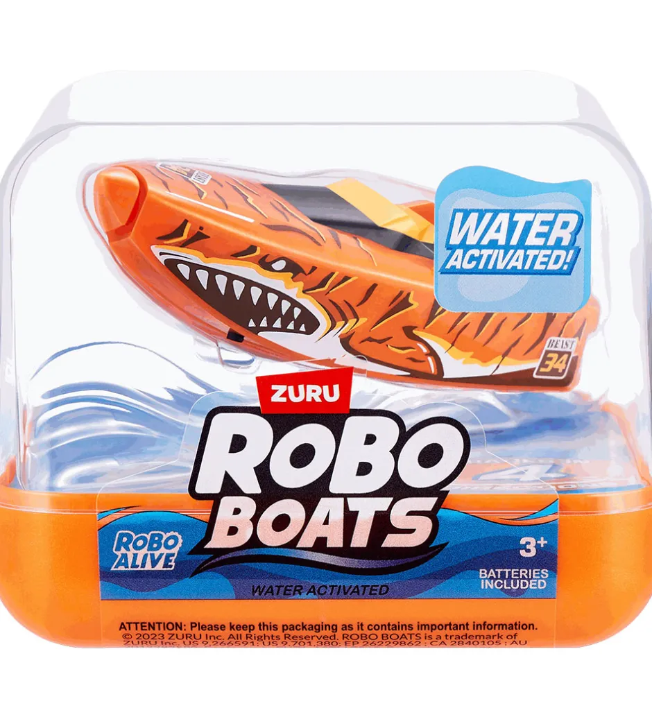Badelegetøj - Robo Boats - Assorteret - Orange/Rød/B>Robo Alive Sale