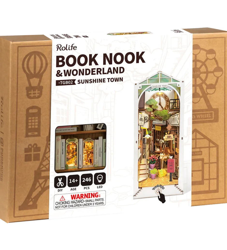 Miniature-diorama - DIY - Book Nook & Wonderland - Sunshi>Rolife Clearance