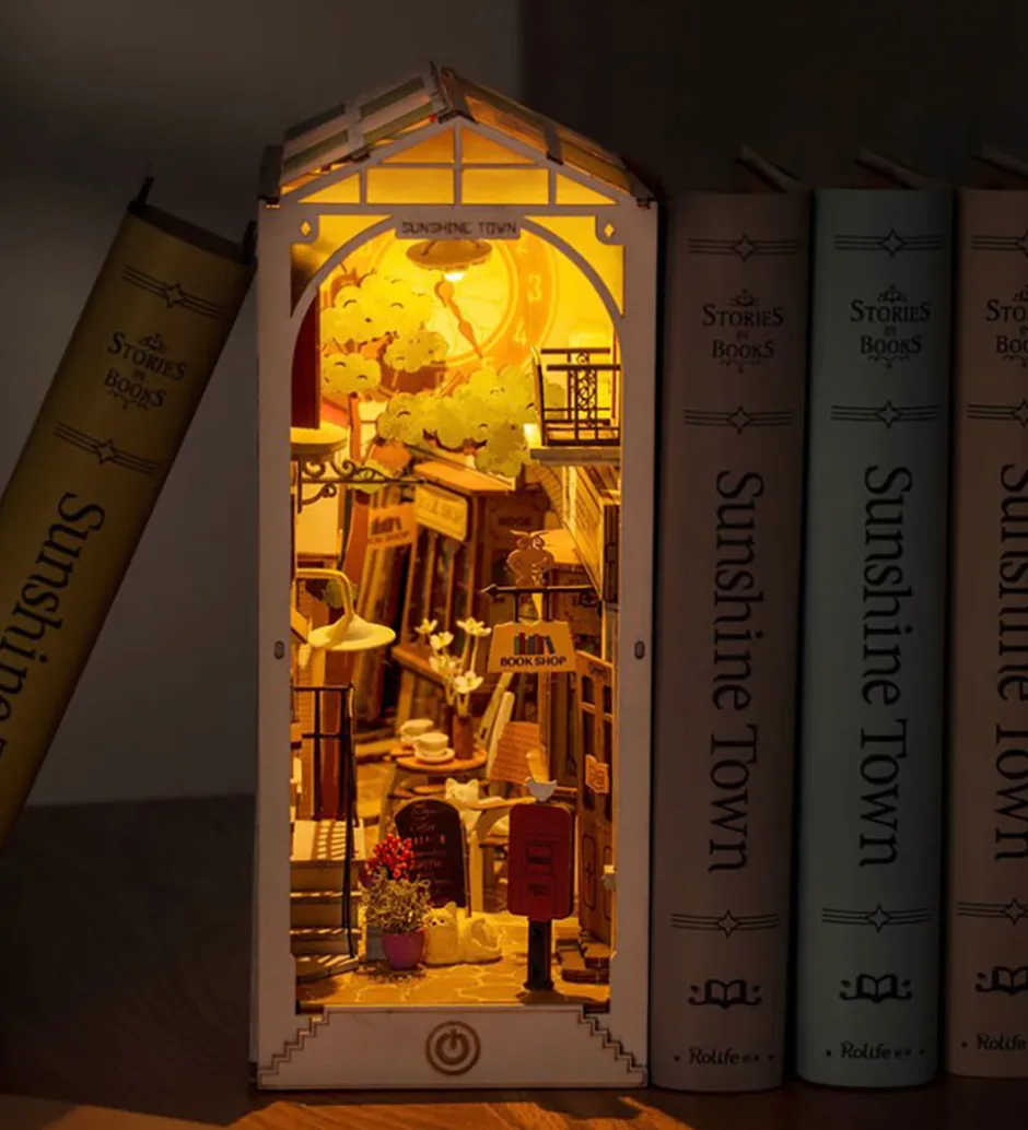 Miniature-diorama - DIY - Book Nook & Wonderland - Sunshi>Rolife Clearance