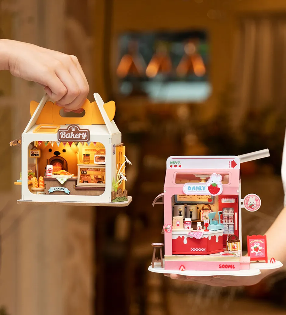 Miniature-diorama - DIY - Teddy's Breadbox DS033 - 67 Del>Rolife