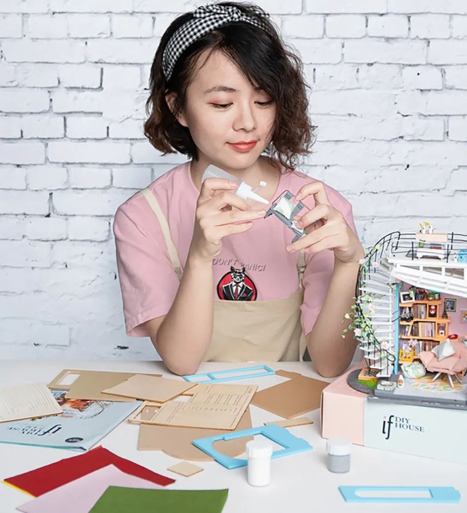 Miniature-diorama - DIY - Dora's Loft DG12 - 171 Dele>Rolife Sale
