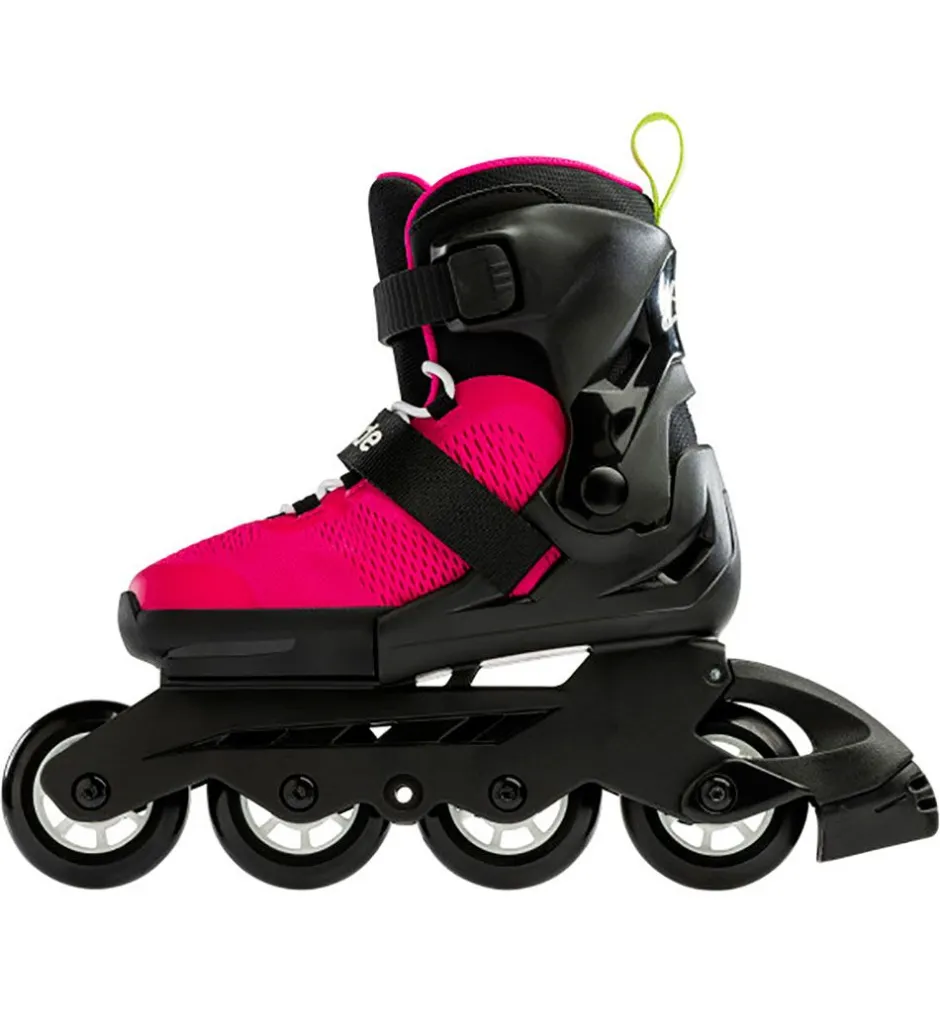 Rulleskøjter - Microblade - Sort/Pink - Inliner>Rollerblade Outlet