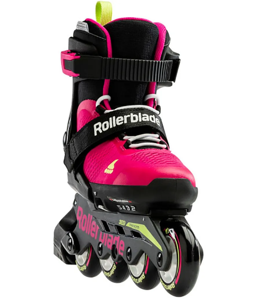 Rulleskøjter - Microblade - Sort/Pink - Inliner>Rollerblade Outlet