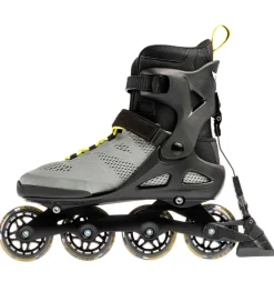 Rulleskøjter - Macroblade - 80 ABT - Silver/Neon Yel><noscript><img width=