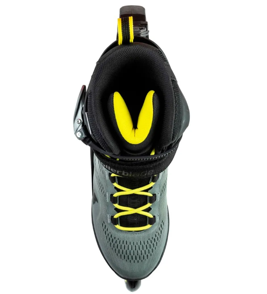 Rulleskøjter - Macroblade - 80 ABT - Silver/Neon Yel>Rollerblade Best
