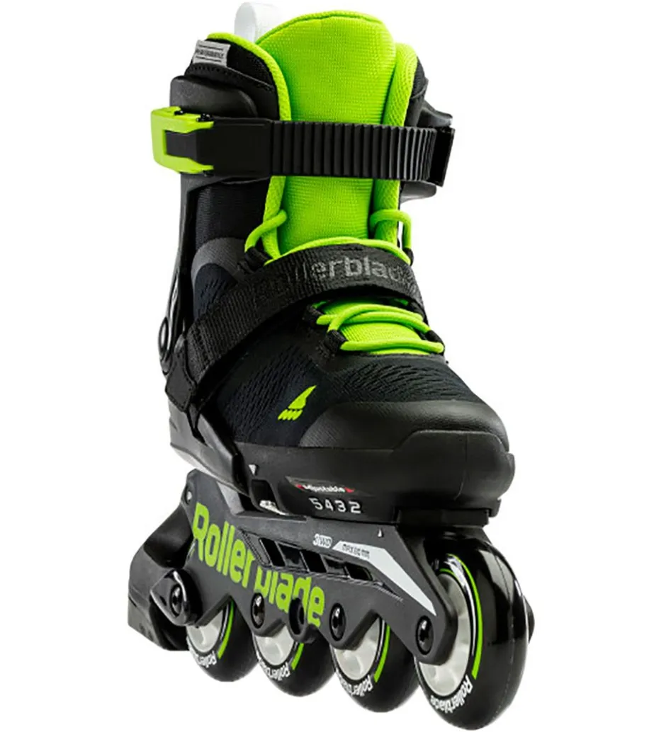 Rulleskøjter - Microblade - Sort/Grøn - Inliner>Rollerblade Discount