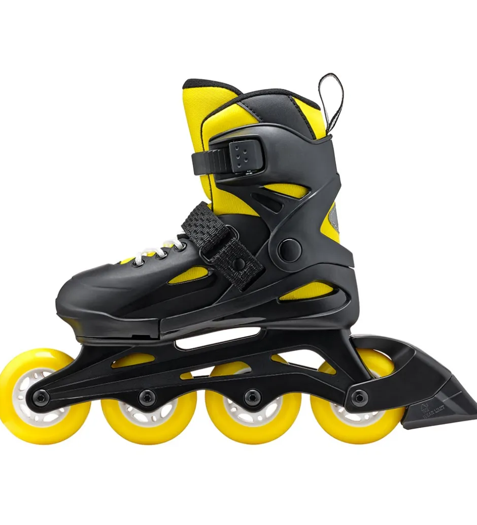 Rulleskøjter - Fury - Sort/Gul - Inliner>Rollerblade Hot