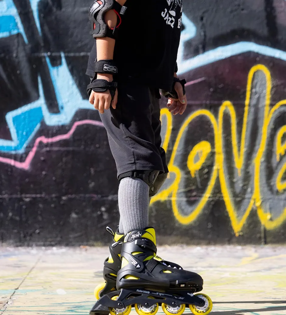 Rulleskøjter - Fury - Sort/Gul - Inliner>Rollerblade Hot
