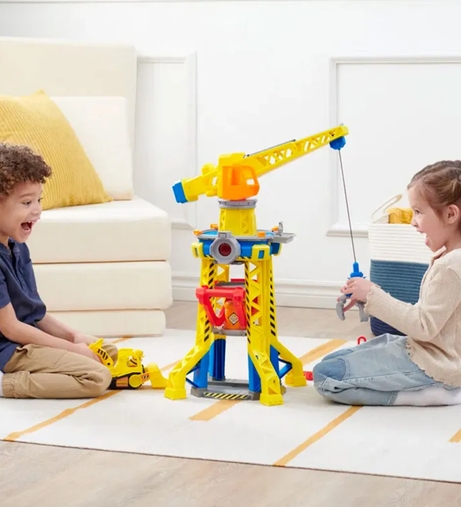 Legetøj - 60 cm - Bark Yard Crane Tower>Rubble & Crew Sale