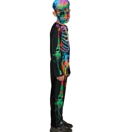 Udklædning - Bonesky Graffiti Skeleton>Rubies