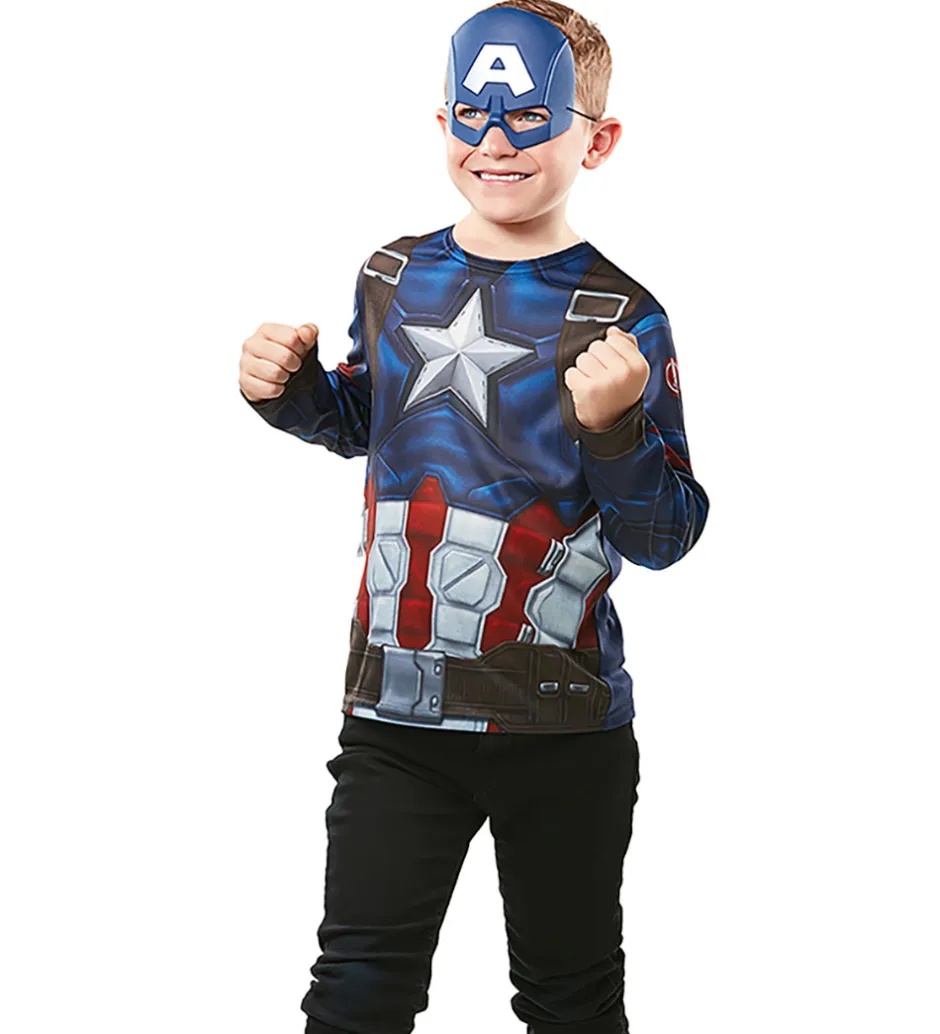 Udklædning - Marvel's Captain America>Rubies New