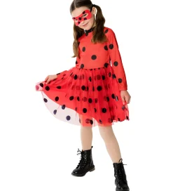 Udklædning - Miraculous Ladybug Tutu Dress & Mask>Rubies
