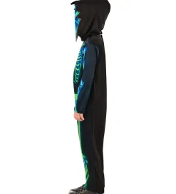 Udklædning - Neon Green Skeleton>Rubies Hot
