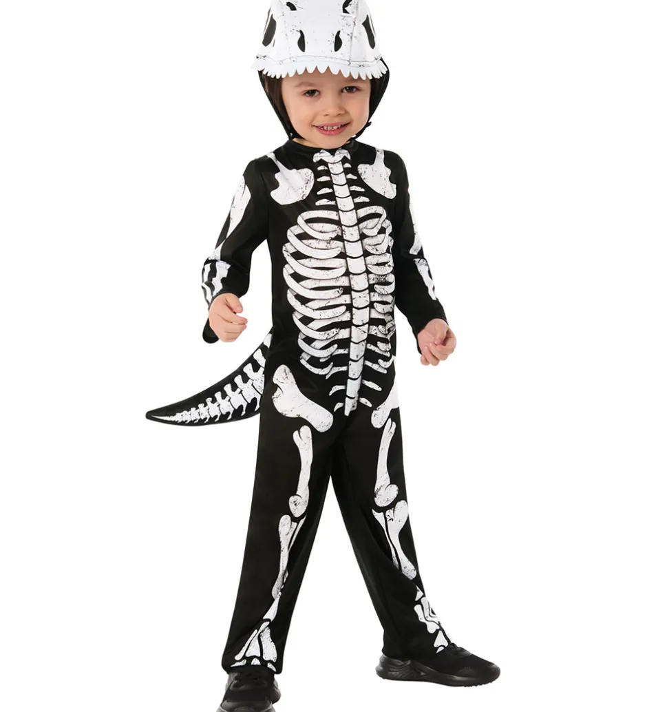 Udklædning - Skeleton Dinosaur>Rubies Clearance