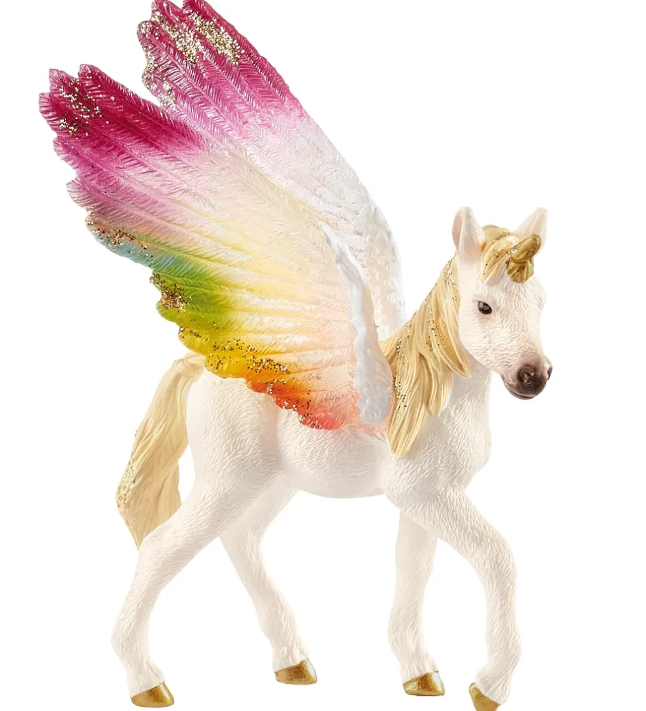 Bayala - Regnbue Enhjørning Føl - H: 9 cm 70577>Schleich Sale