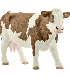 Dyr - Rødbroget Ko - H: 8 cm 13801>Schleich Outlet