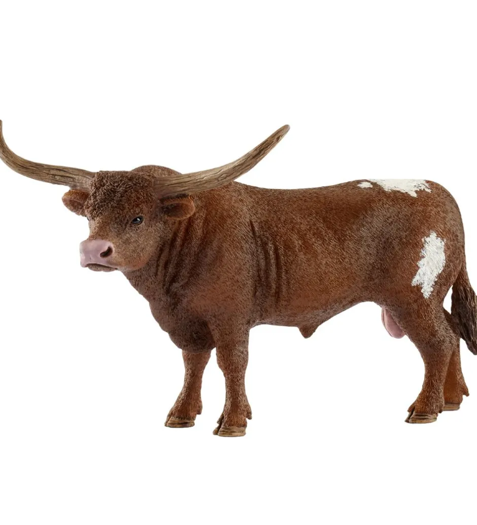Dyr - Texas Longhorn-tyr - H: 9 cm 13866>Schleich Online