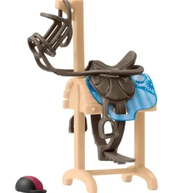 Horse Club - 10 cm - Sadelstativ m. Sadel & Hovedtøj 42>Schleich Hot