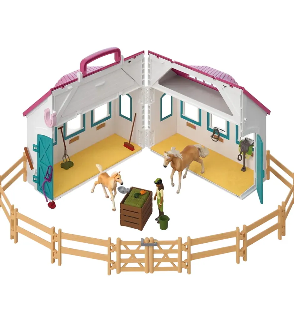 Horse Club - Åben Hestestald - 60 Dele - 42703>Schleich New