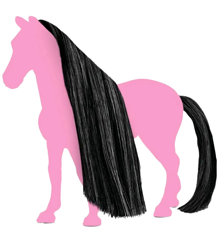 Horse Club - Hår Beauty Horses Sort - 42649>Schleich Best