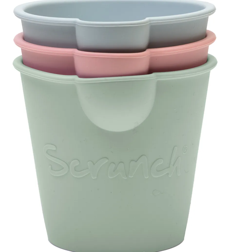 Bath Buckets - 3-pak - Sage Green/Dusty Rose/Duck Egg Bl>Scrunch Sale