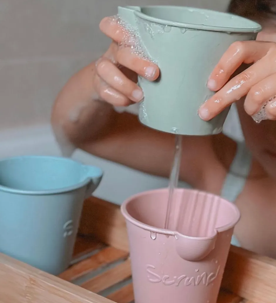 Bath Buckets - 3-pak - Sage Green/Dusty Rose/Duck Egg Bl>Scrunch Sale