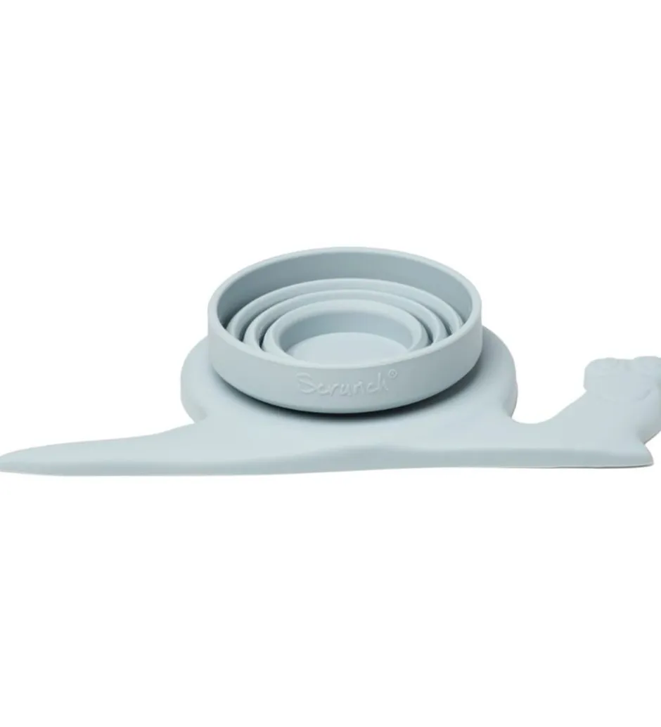 Foldbar Regnvandsmåler - 21x11 cm - Silikone - Duck Egg>Scrunch Clearance
