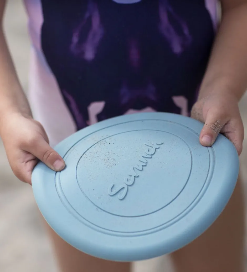 Frisbee - Silikone - Ø18 cm - Lyseblå>Scrunch Outlet