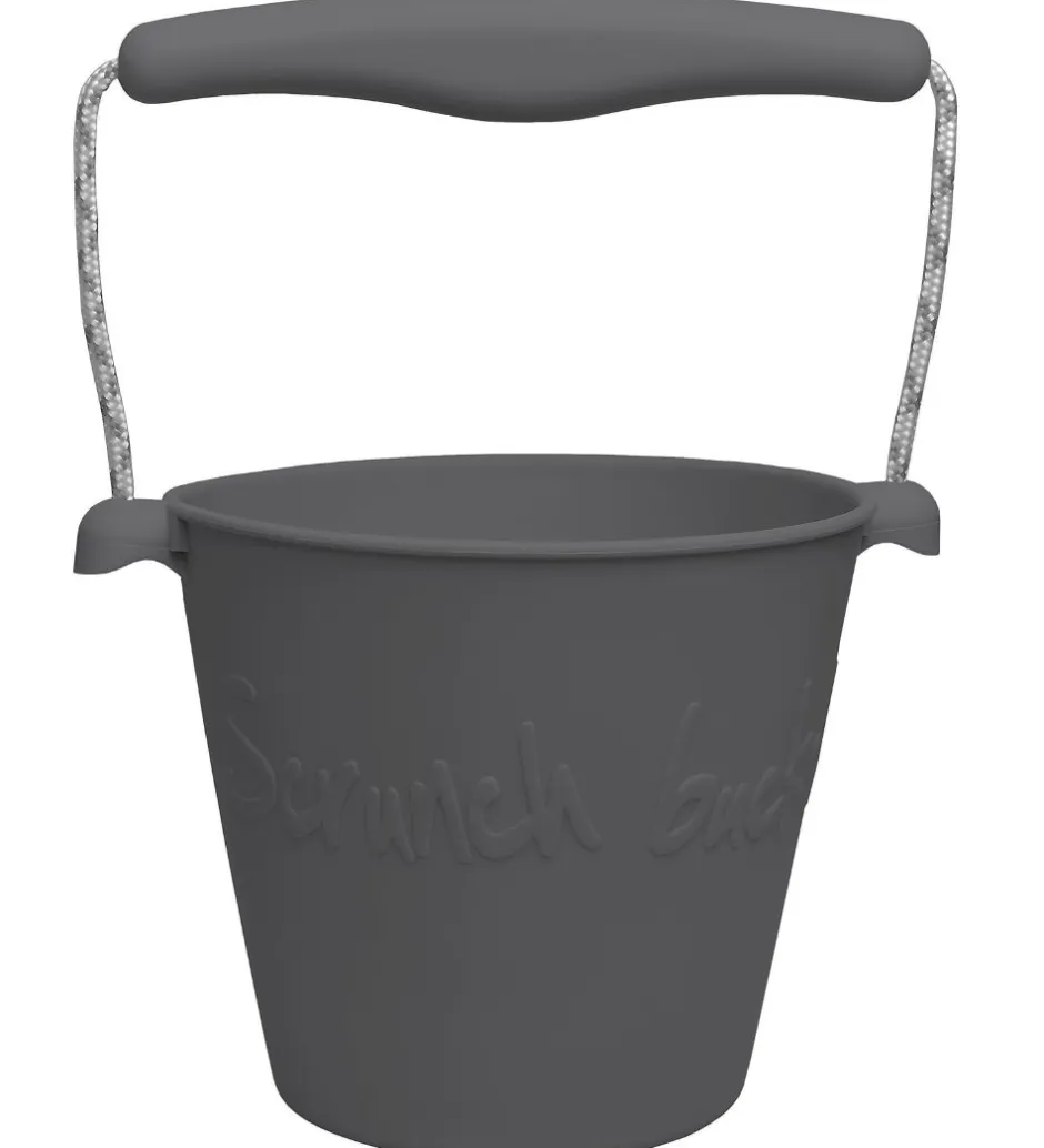 Spand - Silikone - 13 cm - Mørkegrå>Scrunch Discount