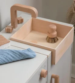Legekøkken - Vaskeskab - Træ - Seabreeze Beige>Sebra Hot
