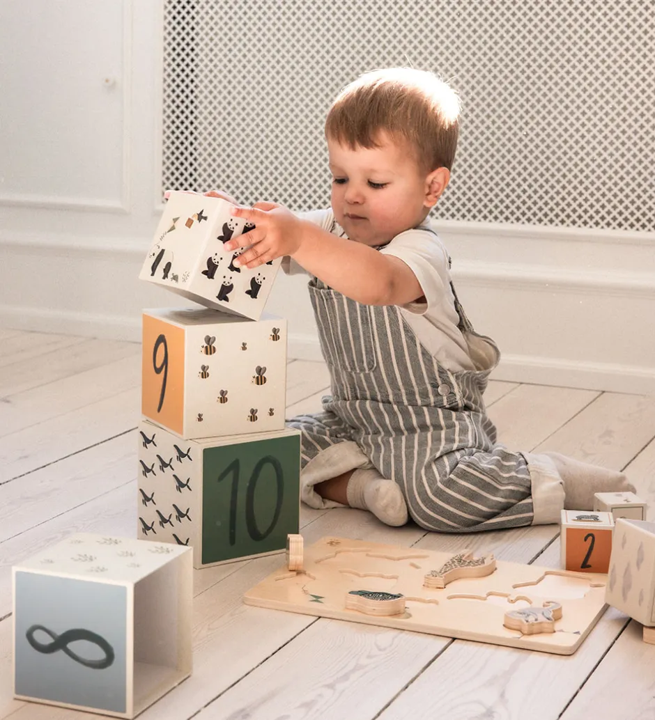 Stablekasse - World Of - 10 stk - Beige>Sebra Clearance
