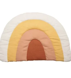 Strikket Legemadras - Regnbue - 130x85cm - Sunset Rose>Sebra Hot