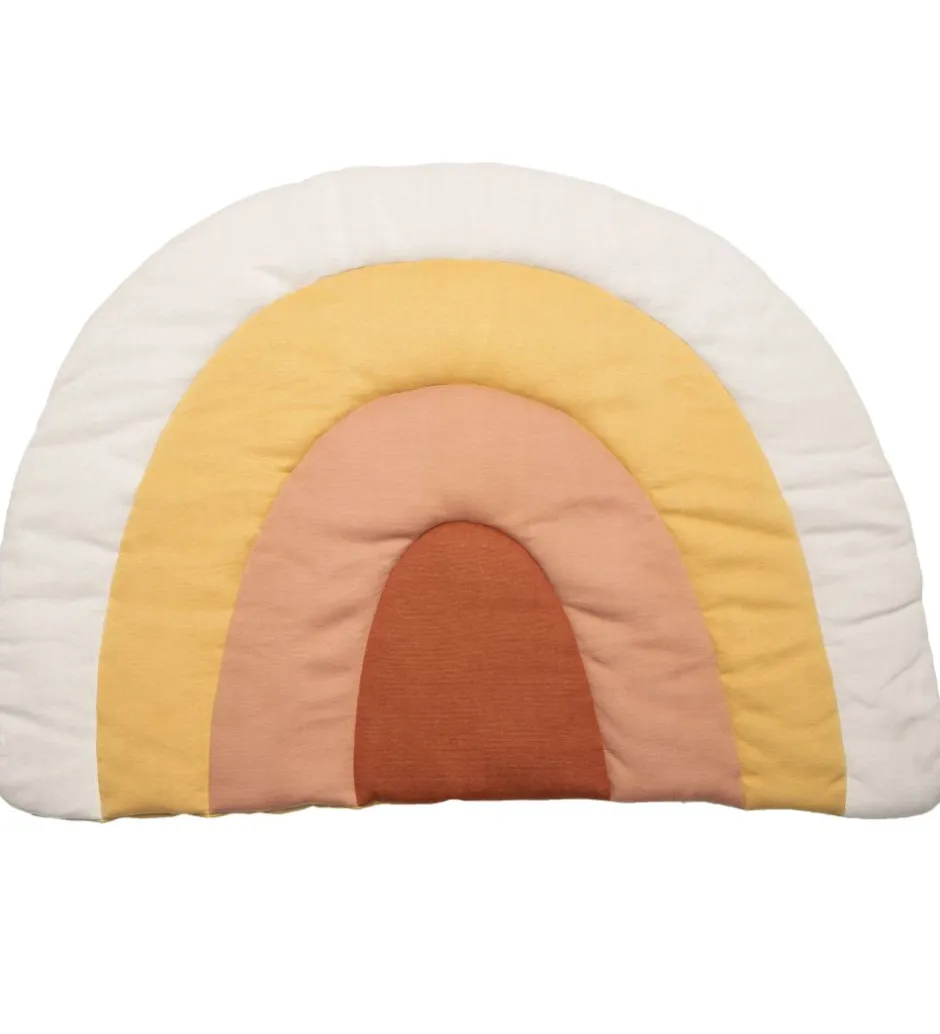 Strikket Legemadras - Regnbue - 130x85cm - Sunset Rose>Sebra Hot
